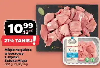 Netto Sztuka Mięsa Mięso na gulasz wieprzowy z szynki oferta
