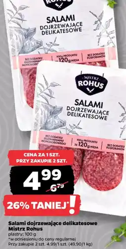 Netto Mistrz Rohus Salami dojrzewające delikatesowe oferta