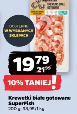 Netto SuperFish Krewetki białe gotowane oferta