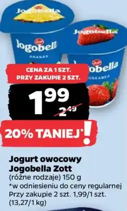 Netto Zott Jogobella Jogurt owocowy oferta