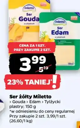 Netto Miletto Ser żółty oferta
