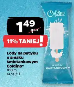 Netto Coldino Lody na patyku o smaku śmietankowym oferta