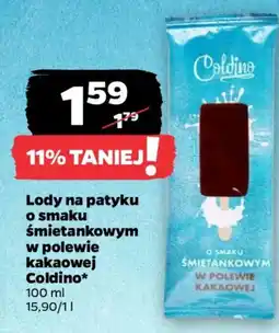 Netto Coldino Lody na patyku o smaku śmietankowym oferta