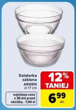 Carrefour Salaterka szklana ARWEN oferta