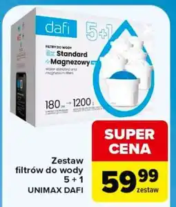 Carrefour Zestaw filtrów do wody 5 + 1 UNIMAX DAFI oferta