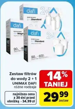 Carrefour Zestaw filtrów do wody 2 + 1 oferta
