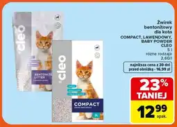 Carrefour Żwirek bentonitowy dla kota oferta