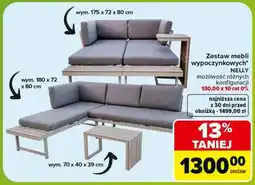 Carrefour Zestaw mebli wypoczynkowych NELLY oferta