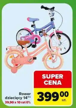 Carrefour Rower dziecięcy 14” oferta