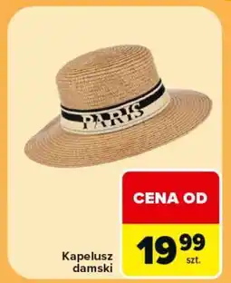 Carrefour Kapelusz damski oferta