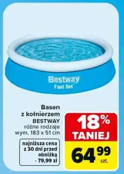 Carrefour Basen z kołnierzem oferta