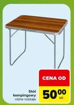 Carrefour Stół kempingowy oferta