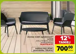 Carrefour Zestaw mebli ogrodowych LUXOR oferta