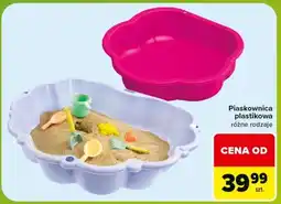 Carrefour Piaskownica plastikowa oferta