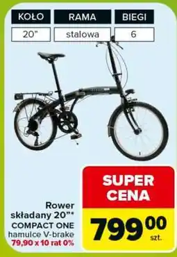 Carrefour Rower składany 20” oferta