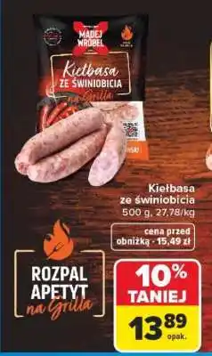 Carrefour Kiełbasa ze świniobicia oferta