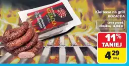 Carrefour Kiełbasa na grill KOZACKA oferta