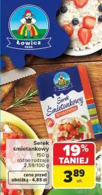 Carrefour Serek śmietankowy oferta