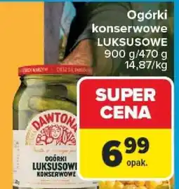 Carrefour Ogórki konserwowe Luksusowe oferta