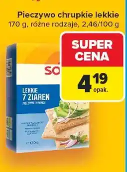 Carrefour Pieczywo chrupkie lekkie oferta