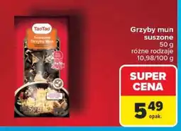 Carrefour TaoTao Suszone Grzyby Mun oferta