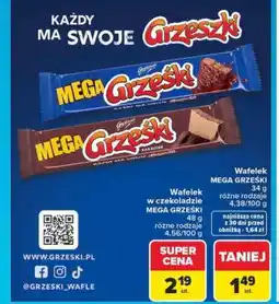 Carrefour Wafelek MEGA GRZEŚKI oferta