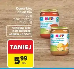 Carrefour Hipp Deser bio, obiad bio oferta