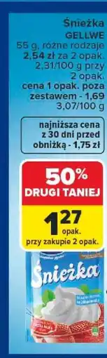 Carrefour Śnieżka GELLWE oferta