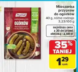 Carrefour Mieszanka przypraw do ogórków oferta