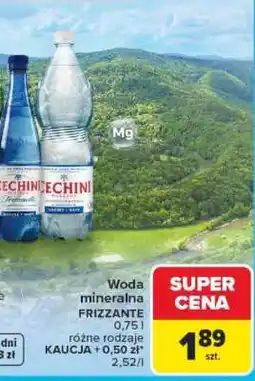 Carrefour Woda mineralna FRIZZANTE oferta