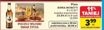 Carrefour Piwo Birra Moretti oferta