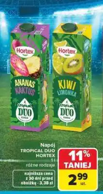 Carrefour Napój Tropical Duo Hortex oferta