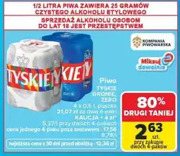 Carrefour Piwo TYSKIE GRONIE, ZERO oferta