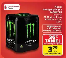 Carrefour Napój energetyzujący Monster oferta