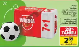 Carrefour Piwo Warka oferta
