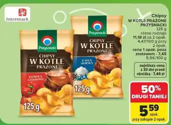 Carrefour Chipsy W KOTLE PRAŻONE PRZYSNACKI oferta