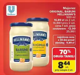 Carrefour Majonez ORIGINAL, BABUNI HELLMMAN'S oferta