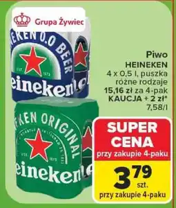 Carrefour Piwo Heineken oferta