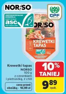 Carrefour Krewetki tapas oferta