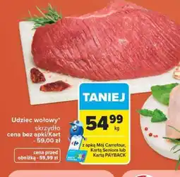 Carrefour Udziec wołowy skrzydło oferta