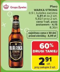 Carrefour Piwo WARKA STRONG oferta