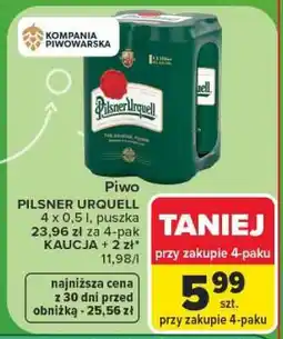 Carrefour Pilsner Urquell oferta