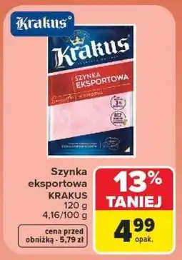 Carrefour Szynka Eksportowa oferta