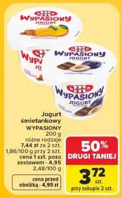Carrefour Jogurt śmietankowy Wypasiony oferta