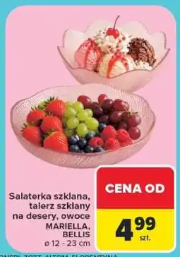 Carrefour Salaterka szklana, talerz szklany oferta