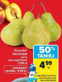 Carrefour Gruszki Packham oferta