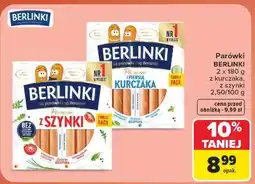 Carrefour Parówki BERLINKI oferta