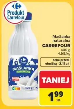 Carrefour Maślanka naturalna CARREFOUR oferta