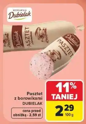 Carrefour Pasztet z borowikami DUBIELAK oferta