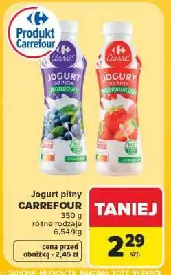 Carrefour Jogurt pitny Carrefour oferta